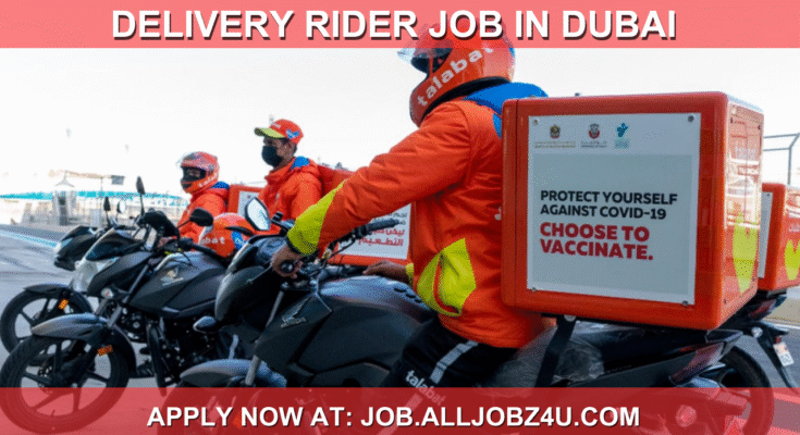 Delivery Rider Job